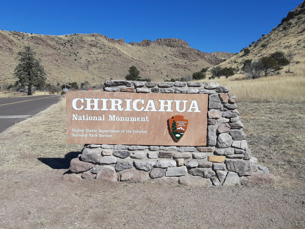 Chiricahua NM sign