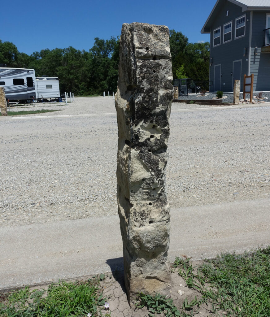 stone post